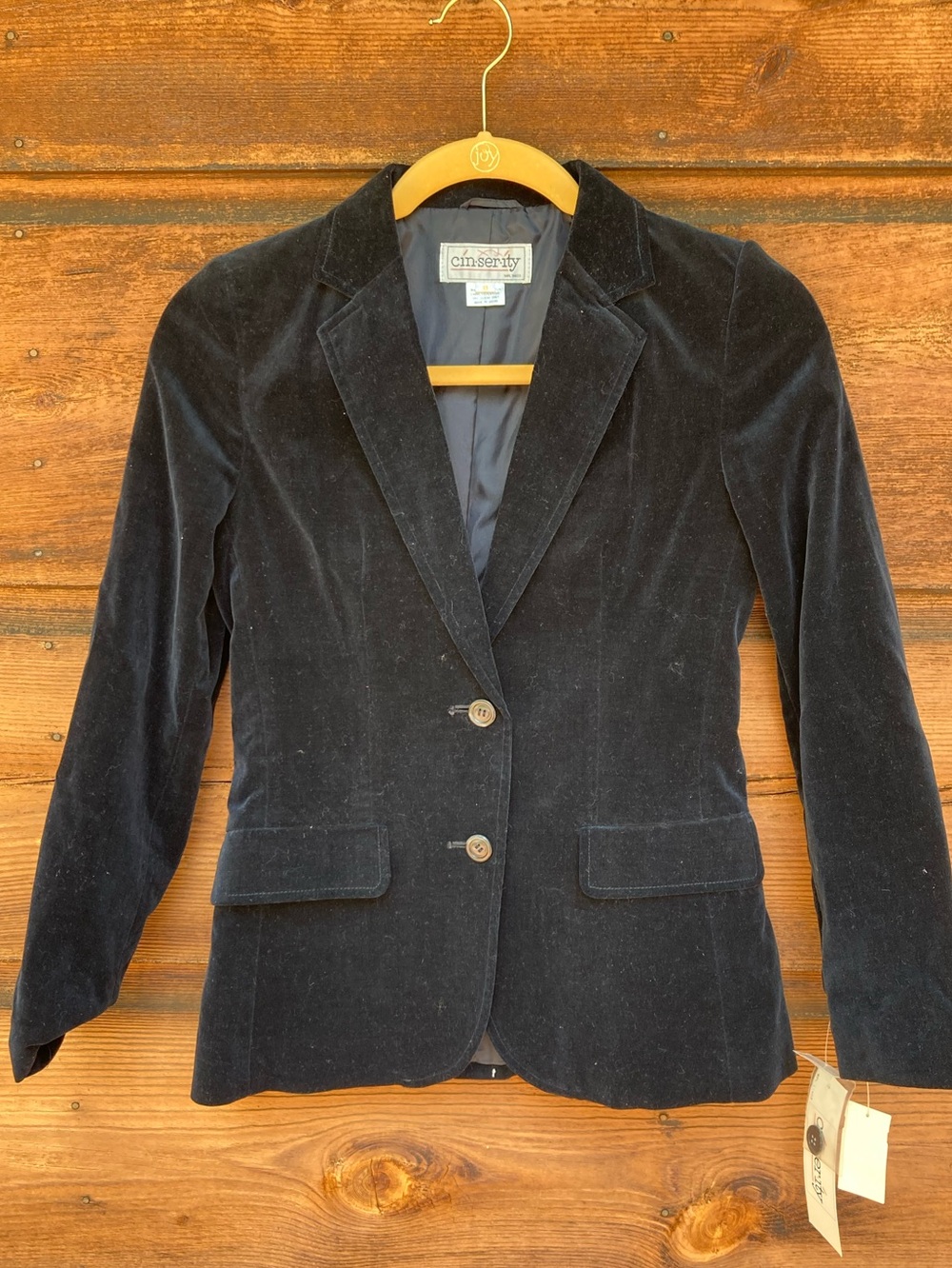 Vintage Girls' Velvet Blazer